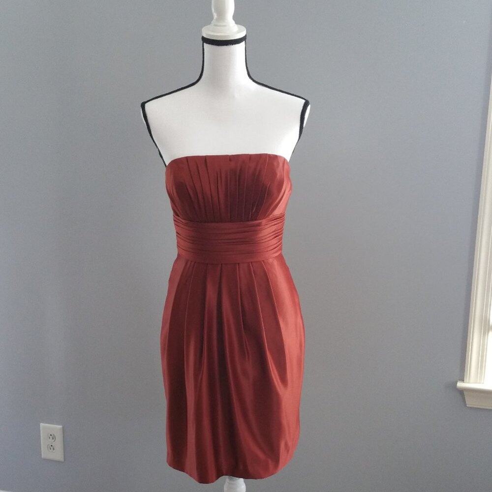 Bill Levkoff Strapless Cocktail Dress Size 4 (EUC)